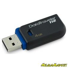 DT112/4GB  -`i Kingston DataTravel 4GB blac